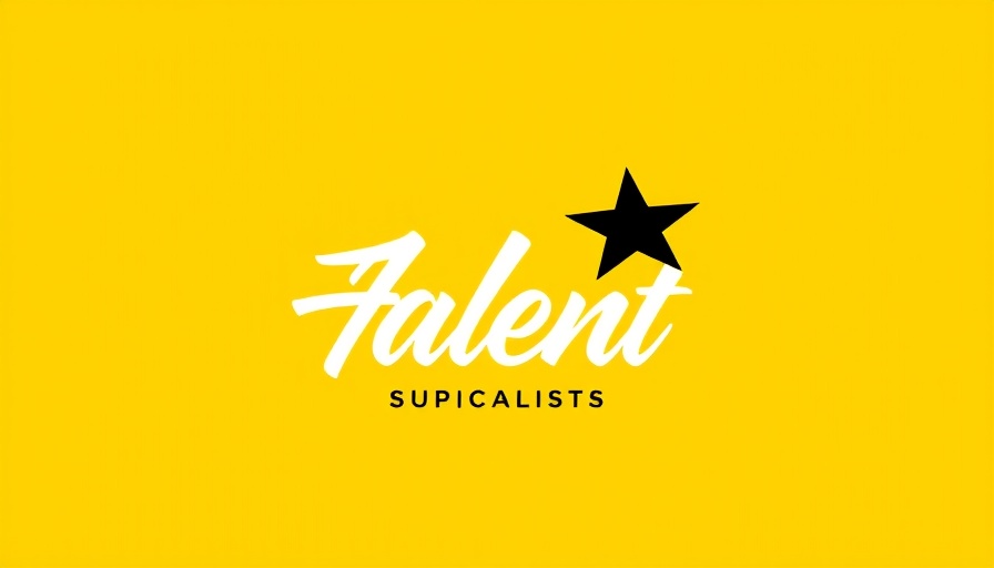 Ad Talent Recruitment Specialists logo on a bright yellow background.