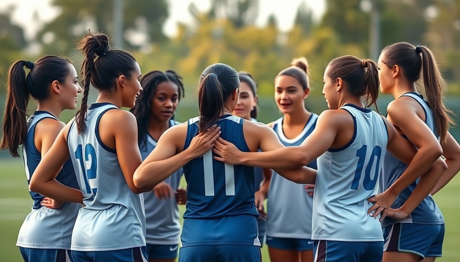 Team huddle emphasizing unity and strategy in digital marketing.