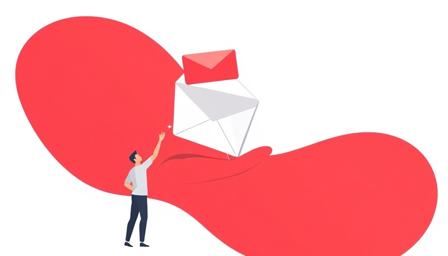 Abstract illustration of customer-centric marketing communication.