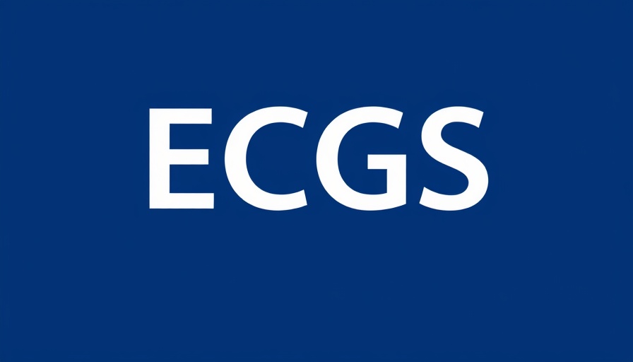 Eco-Growth Strategies Investor Relations logo with white text on blue background.