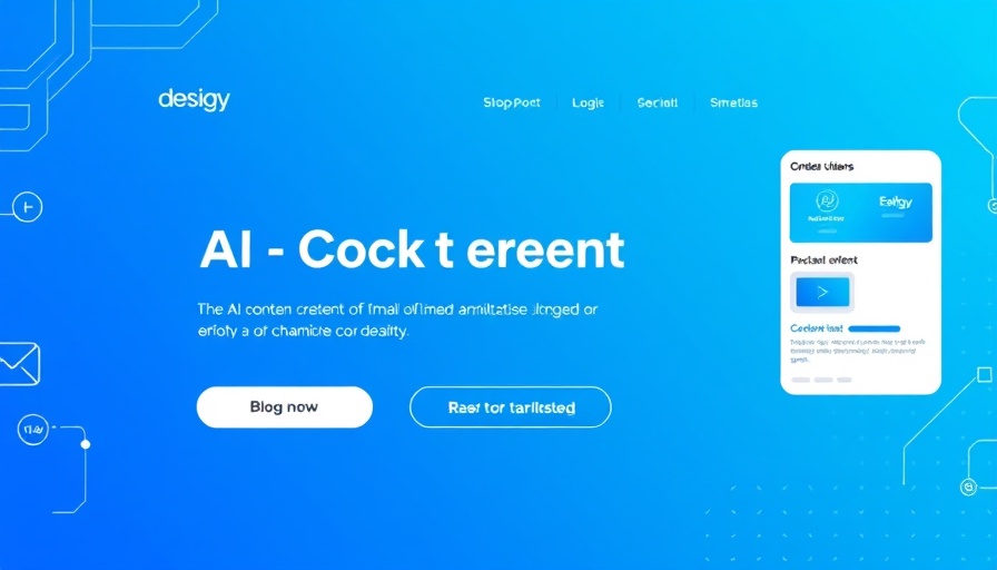 AI Writing and Workflow Automation advertisement showcasing an easy content creation tool.