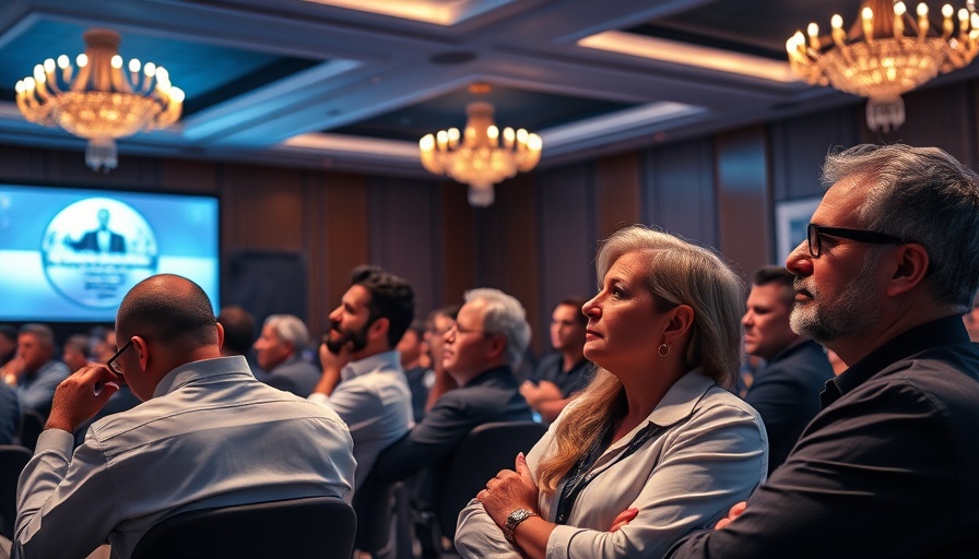 DigiMarCon New England 2025 attendees engaged in conference session.