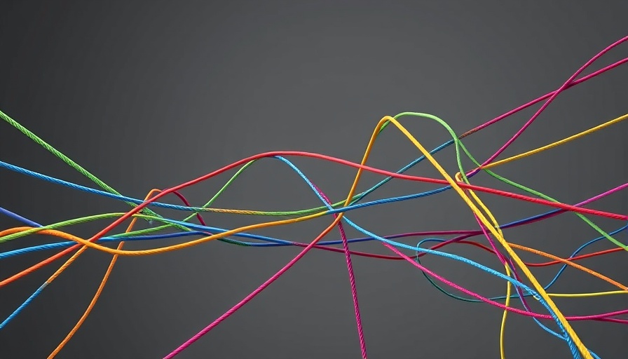 Colorful ropes forming a network, symbolizing Super Connector CMO.