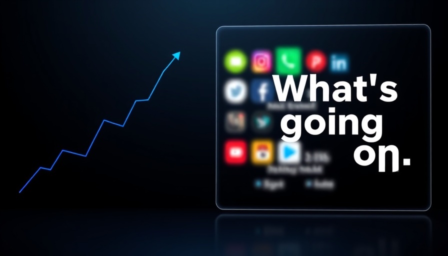 AI-Generated ad concept testing digital interface with analytics graph.