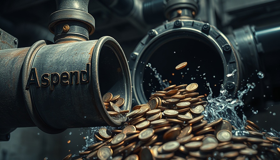 Power of Negative Keywords concept with coins pouring from labeled pipe.
