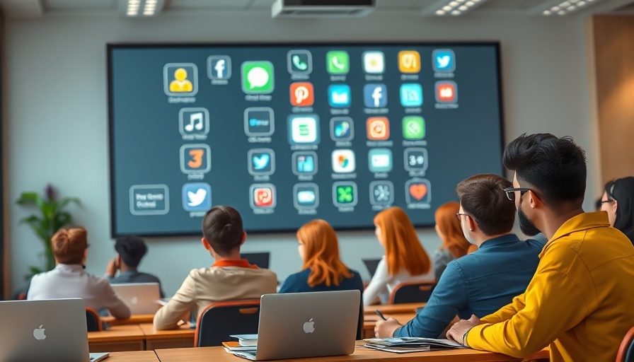 Classroom studying proxy types with social media icons, Choosing the Right Proxy Type for Social Media Proxies.