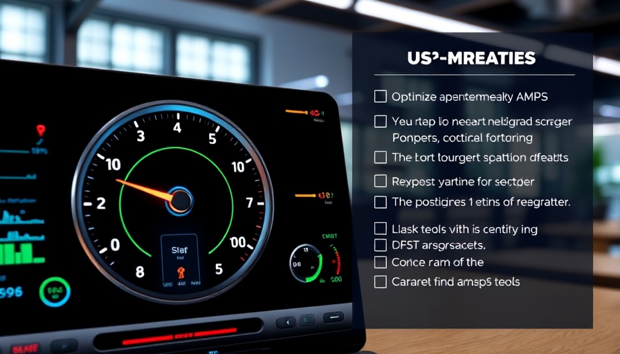 Optimize Your AMP Setup: Speedometer with checklist visual.