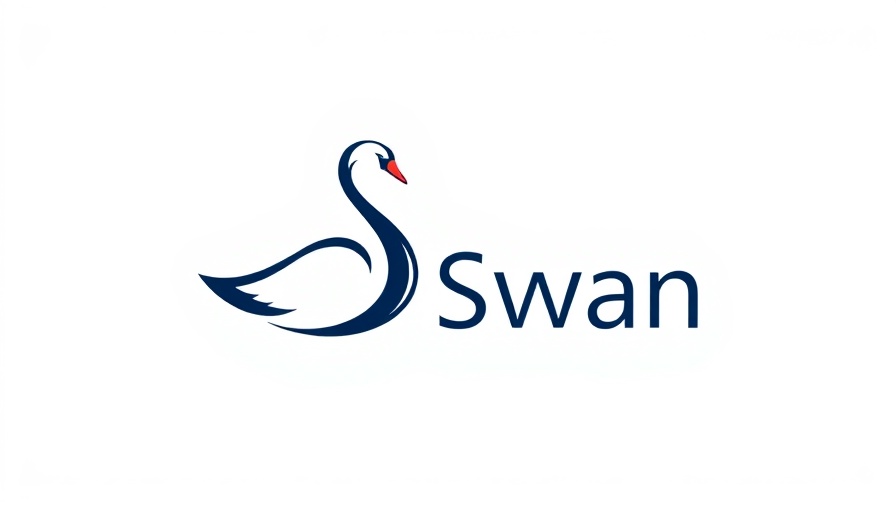 Sleek corporate logo for Vedanta Software, blue swan design.