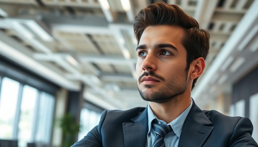 Business professional making decisions with conviction under pressure.