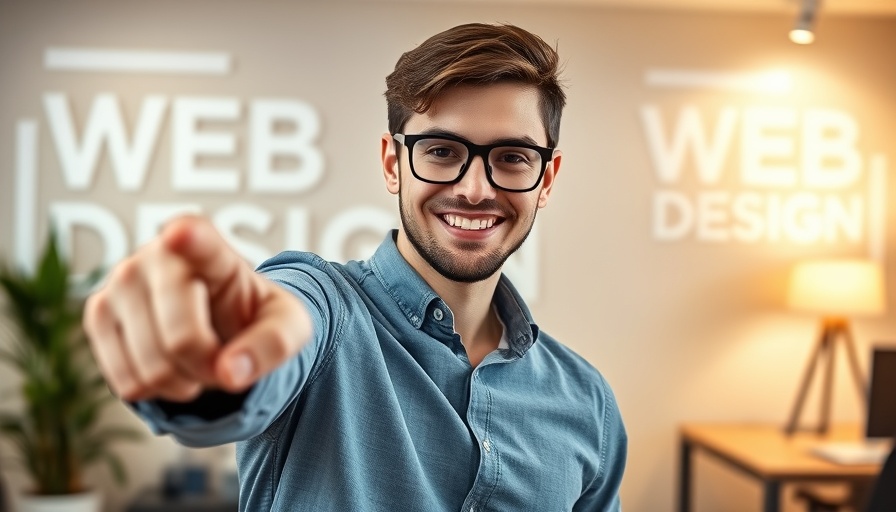 Young man in office environment discussing web fonts optimization.