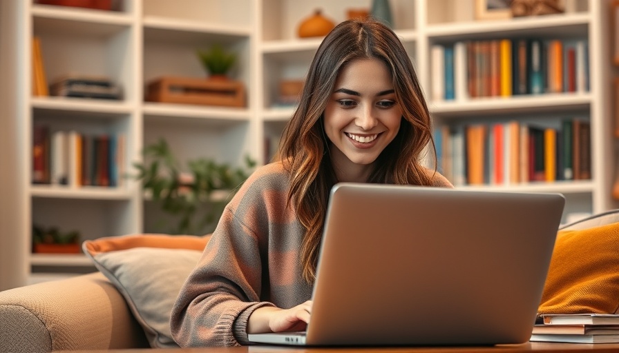 Young woman learning Google's Page Experience Update Tips on laptop.
