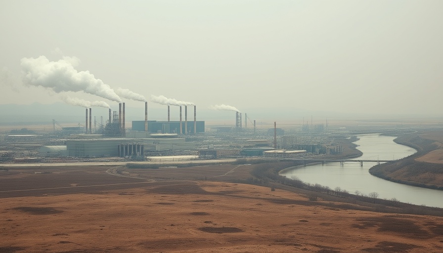 China's Rare Earth Environmental Consequences visible in industrial landscape.