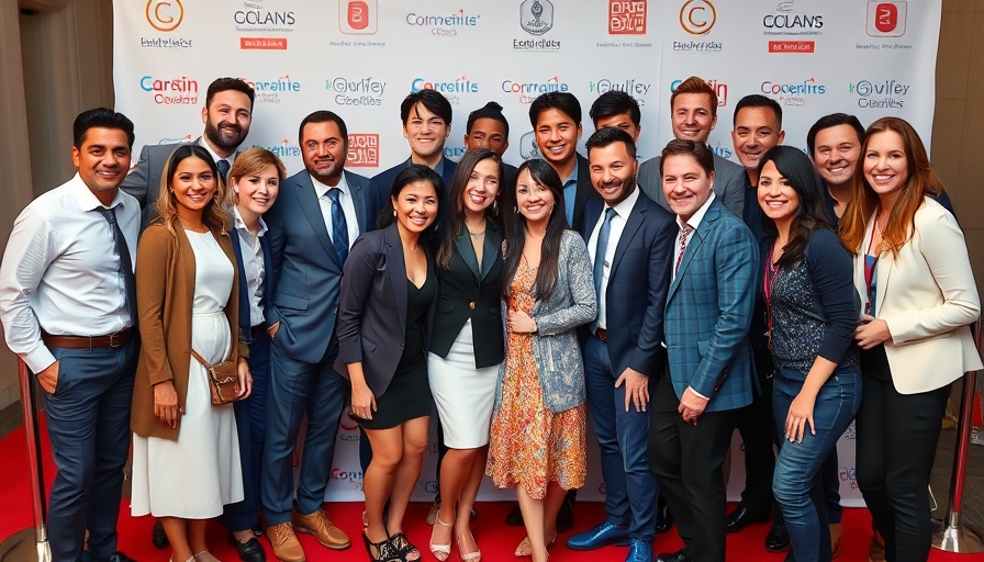 Local SEO of the Year winner celebrated by group of professionals.