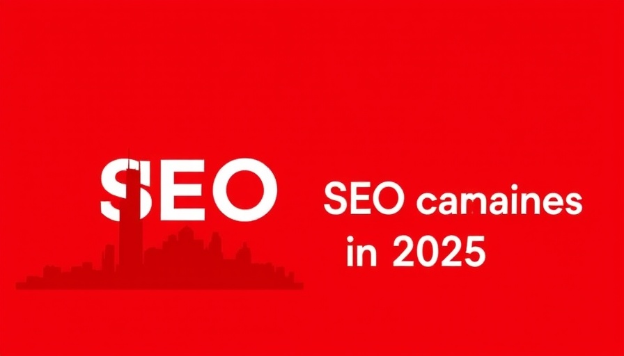 Top 20 Chicago SEO Companies 2025 promotional graphic with skyline.