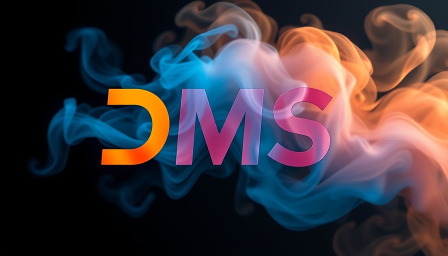 Digital Marketing Scotland logo with swirling blue and orange smoke.