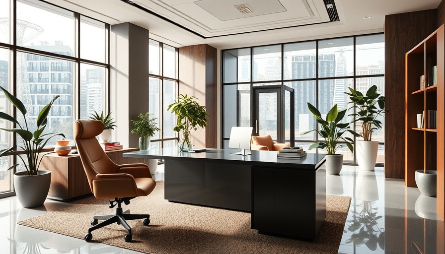Marketing Director at Resource Furniture in stylish office space.