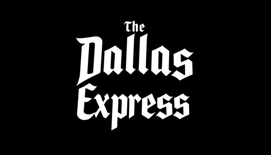 The Dallas Express logo with tagline, robophobia videos context.