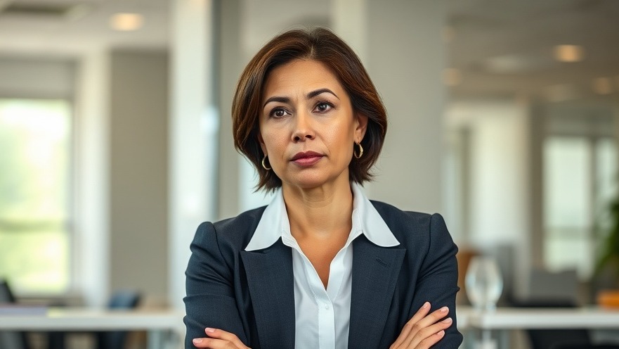 Professional woman discussing immigration rights and travel risks for immigrants indoors.