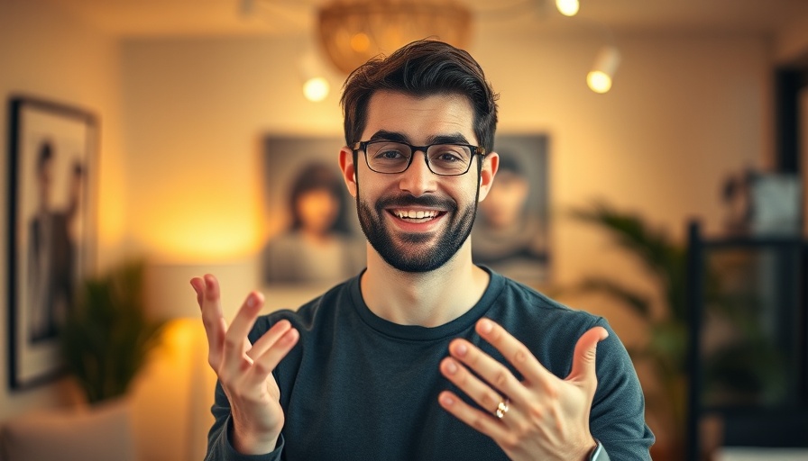 Enthusiastic person discussing practical AI tools for attorneys.