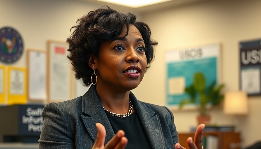 USCIS NTA policy changes for marriage green card informational update by professional woman.