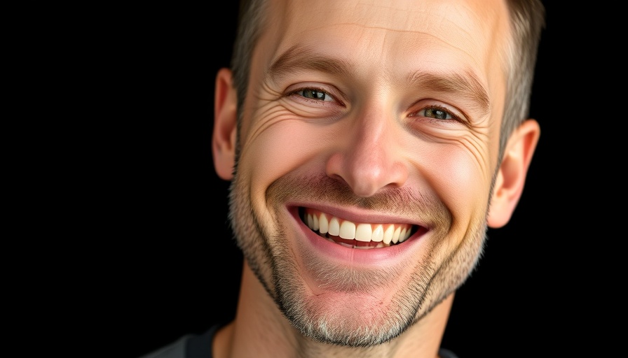 Confident man smiling with text 'I wish I knew this sooner'.