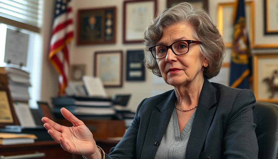 Middle-aged woman discusses REAL ID travel requirements for immigrants.