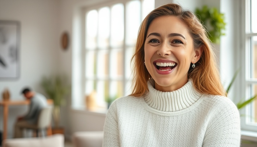 Happy woman sharing I-601A waiver approval process news.