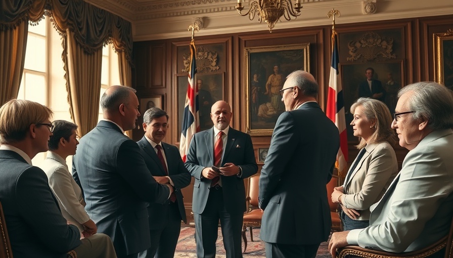 Group discussion on Trump Executive Orders in an office setting.