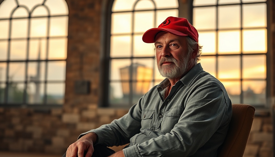 Middle-aged man indoors before 2026 midterms, ambient setting.