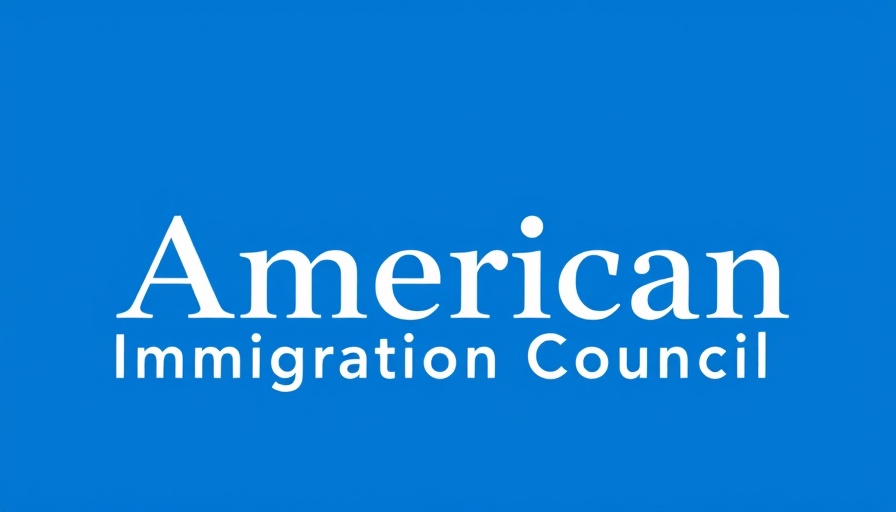 American Immigration Council logo on blue background