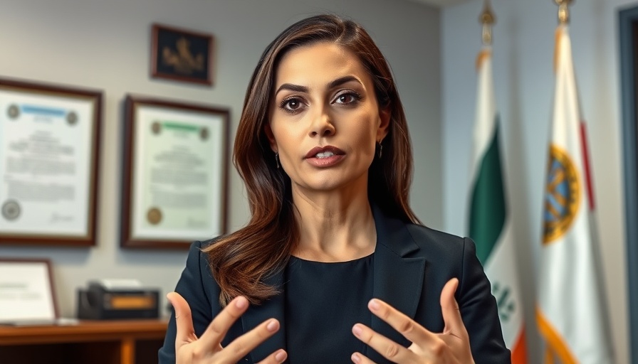 Legal expert discussing Adjustment of Status Process in an office setting.