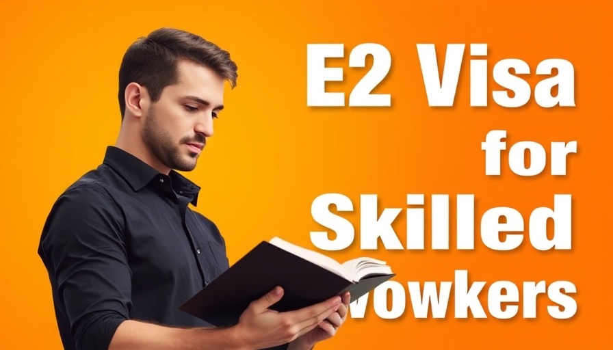 E2 Essential Employee Visa information with man reading a book.