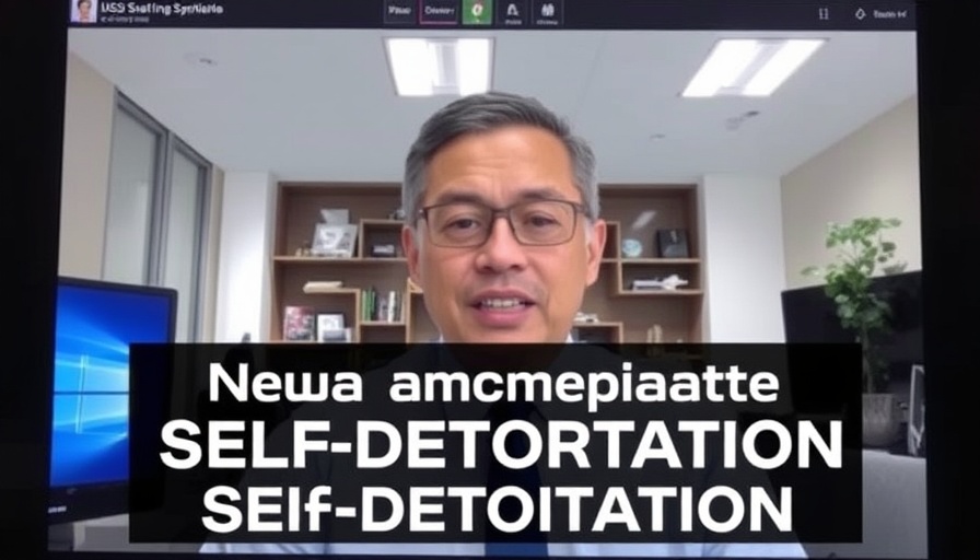 Person explains USCIS encouraging self-deportation policy, text overlay.