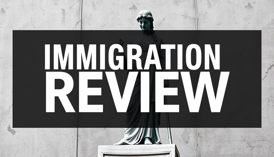Immigration Review podcast cover featuring weekly case law updates.