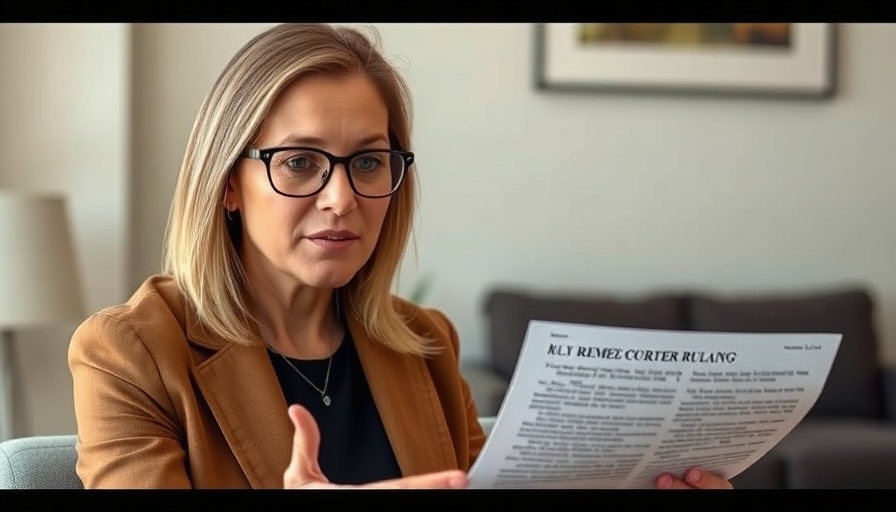 Woman discusses Supreme Court ICE ruling in casual setting.