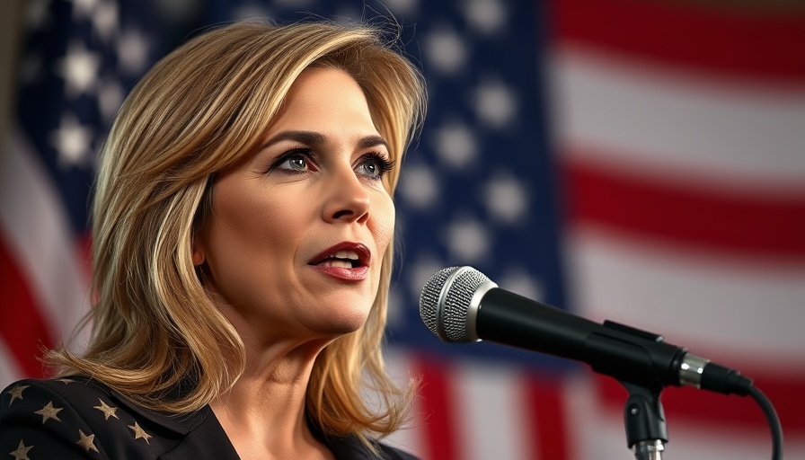 Latest Immigration News and Q&A Show hosted by a woman with an American flag theme.