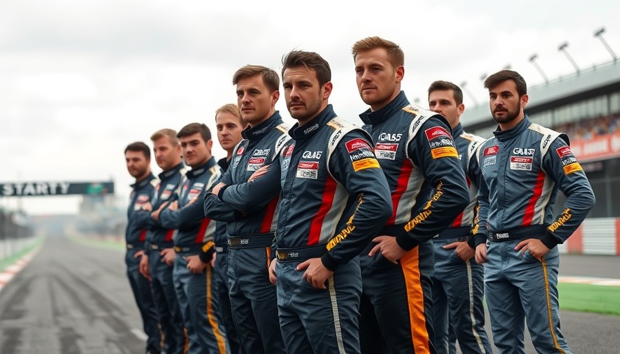 Drivers line up before the Bathurst 1000, showcasing race strategies.