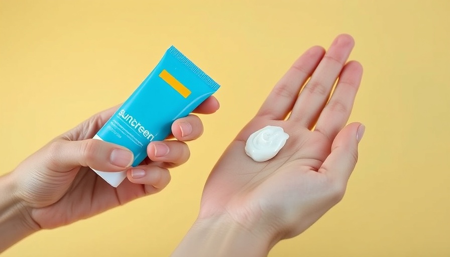 Hands applying sunscreen on a yellow background, examining vitamin D levels.