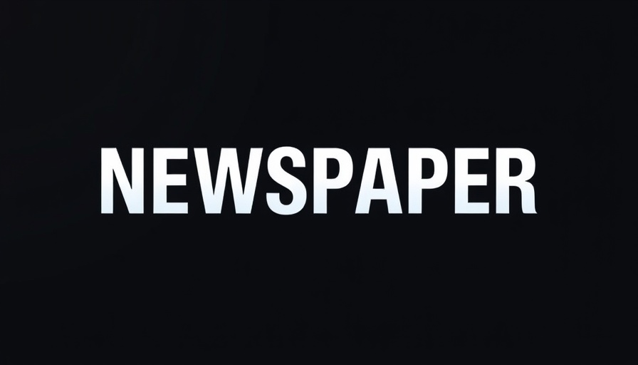 Stylized newspaper logo highlighting media relations importance