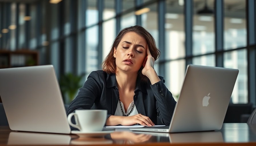 Stressed woman in office demonstrating recover from burnout strategies