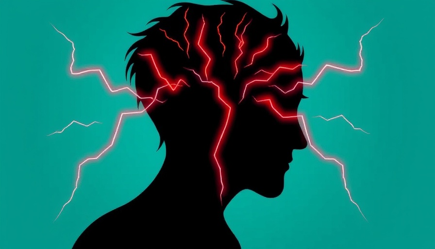 Abstract silhouette symbolizing workplace toxicity with lightning bolts
