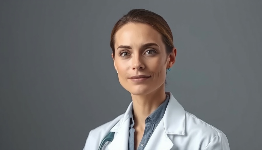 Professional mental health therapist in a white coat, Kiessa Hamilton.