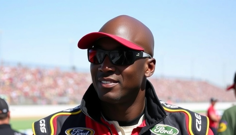 Michael Jordan: 23 images of the NBA Hall of Famer, NASCAR team owner at races