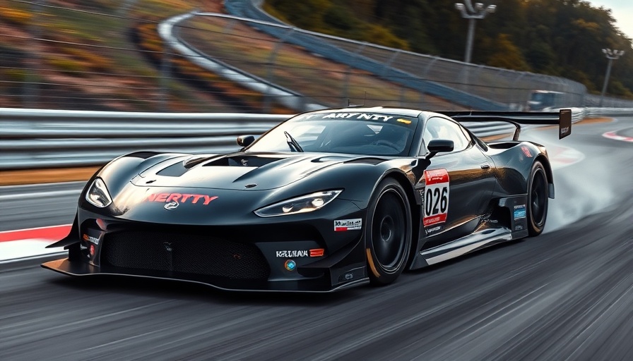 High-speed race car on oval track, Shane van Gisbergen racing experience.