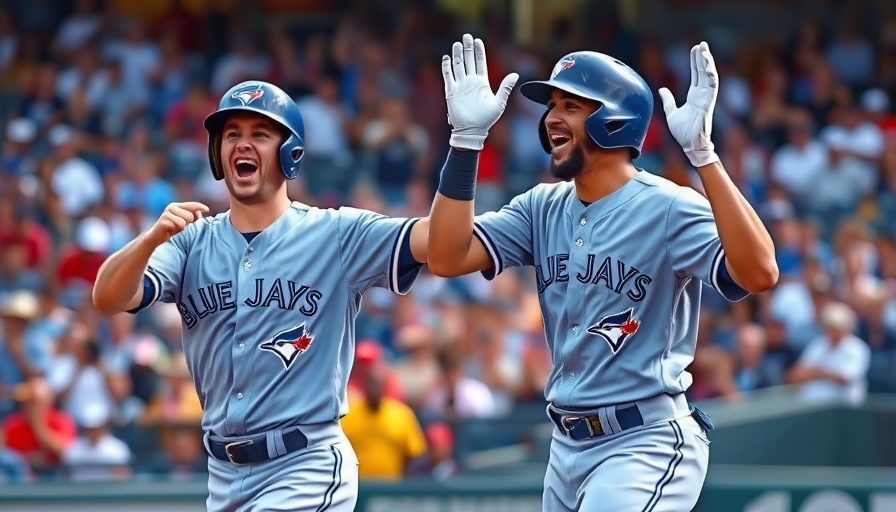 Excited Blue Jays player cheering during Toronto Blue Jays Game 3 AL Championship Series.