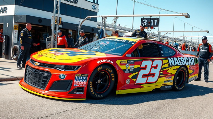2025 YellaWood 500 odds with vibrant NASCAR at pit stop, sunny day.