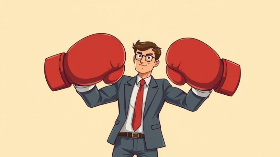 Illustration of new safety director preventing workplace aggression.