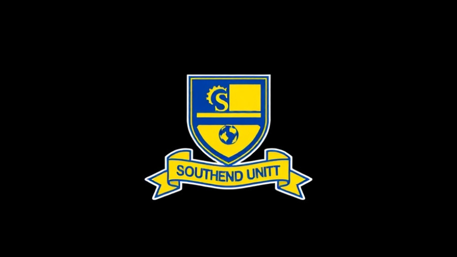 Southend United logo in blue and yellow, sports initiative graphic.