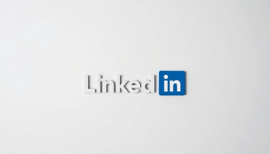 LinkedIn logo on neutral background