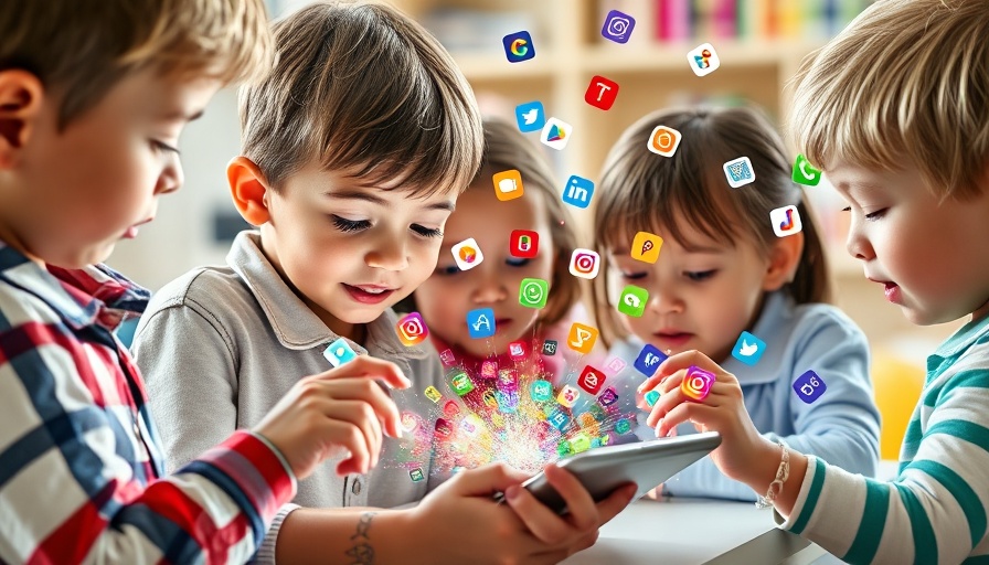 Collage of school apps on smartphone screen, representing overload.